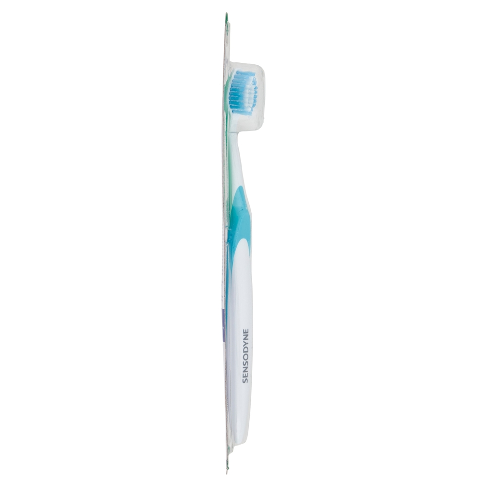 Sensodyne Spazzolino per Denti Sensibili Multicare Controlla l'Accumulo di Placca con Setole Medie